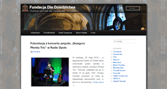 Desktop Screenshot of dladziedzictwa.org